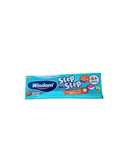 Wisdom step by step 4+ toothpaste
