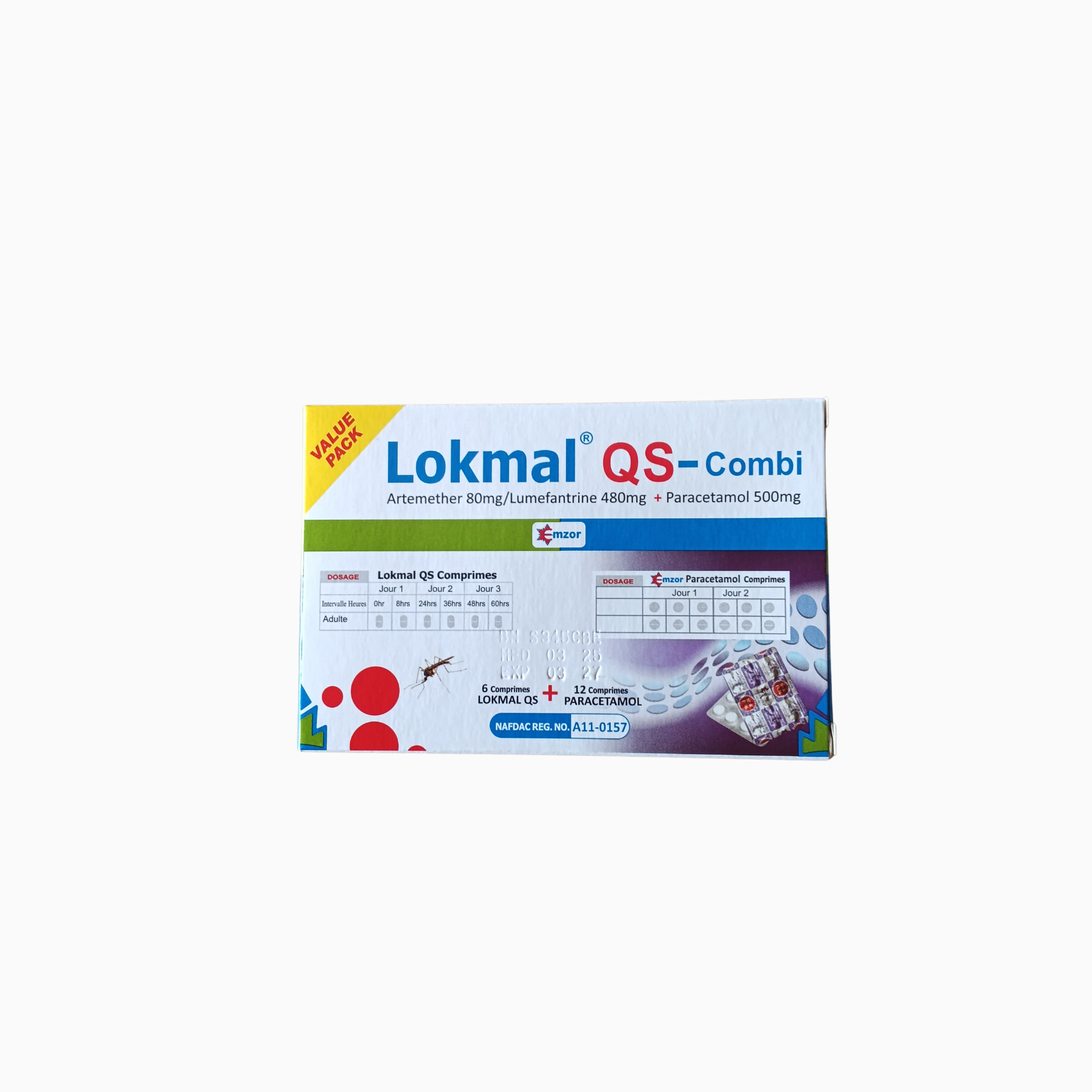 Lokmal QS Lokmal (QS+Paracetamol Tablet) Combi - Image 1
