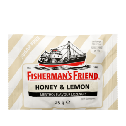 Fishermans friend honey & lemon s/free