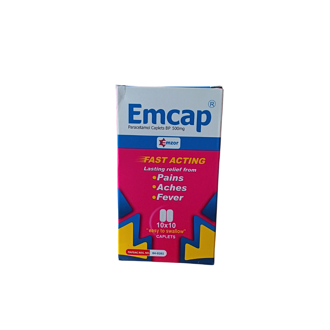 Pharmaceutical products _20260602_122055_0000 Emcap paracetamol comprimes BP 500mg - Image 1